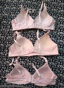 High quality  3 Light Pink Bras