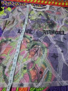 Sheer Graphic Print Top