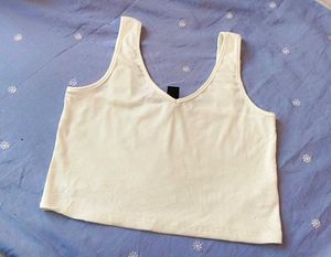 Very Fancy Shein Ribbed Crop Top
