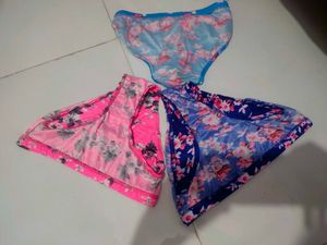 Blue Floral Briefs