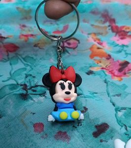 Minnie Mouse &amp; Hello Kitty Keychains