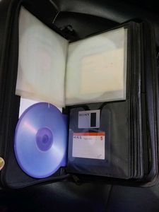 Zippy's Navy &amp; Silver CD storage case