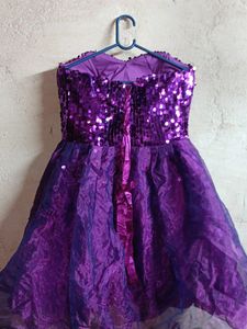 Celebrity Sequin Party Dress Mini Purple 💜