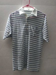 greg norman Striped Polo T-Shirt