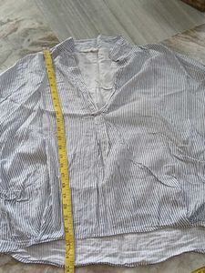 Chic Striped V-Neck Top