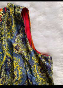 Reversible Vibrant Floral Print jacket
