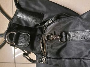Black Nylon Handbag
