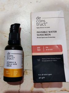 Deconstruct Vitamin C & Ferulic Acid Serum + Sunsc