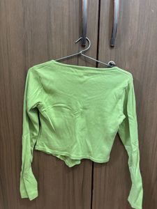 Lime Green Corset Top