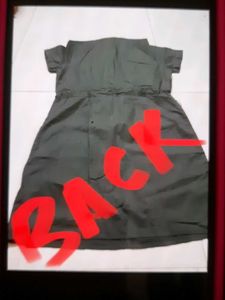 Olive Green Utility Dress