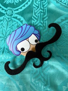 Over The Door Hook Set-Naththulal Chauhan - Blue