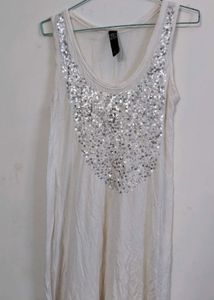 Sparkling White Tank Top