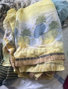 Designer Pink &amp; Beige Embroidered combo Blouse
