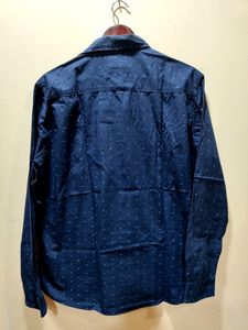 Classic Polo Signature Dark Blue Printed Shirt Men