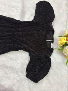 Chic Black Velvet Jumpsuit