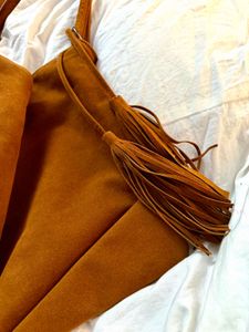 Spacious Suede Tote Bag