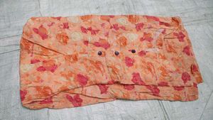 Charming Floral Print Dress(L)