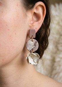 🤎🖤Unique Floral Dangle Earrings