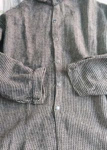 Stylish Striped Button-Up Blouse