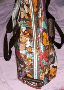 Floral Print Tote Bag