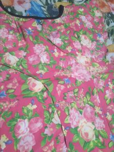 Vibrant Floral Print Top