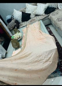 Beautiful Peach Kurta Set with Dupatta