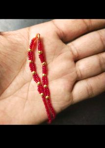 22K Pure 10 Gold moti Handmade Kaan Chain(1pair)