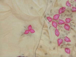 Embroidered pure cotton kurti for summers