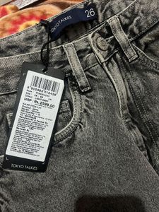 Grey Straight Leg Jean