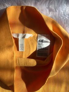 Mustard Ribbed Leggings