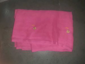 Beautiful Pink Embroidered Saree