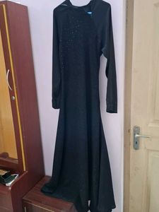 Elegant Black Embellished burqa