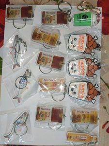 15 Key chain Assorted Nutrica & Cute Charms Keycha