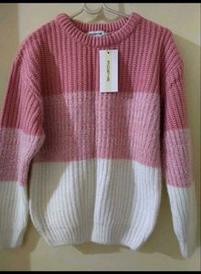 Color Block Knit Sweater