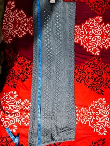 GREY EMBROIDERY KURTA PANT SET