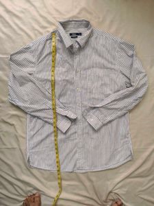 Men's Striped Button-Down Shirt