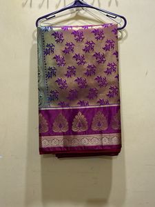 Vibrant Green Kanjeevaram Art Silk Saree