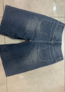 Vintage Wash Denim Shorts