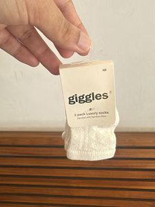 Giggles 2 Pack Luxury Baby Socks