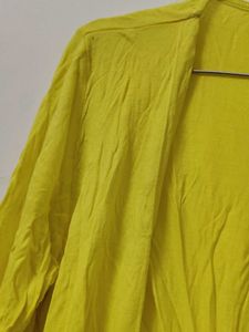 Bright Yellow Duster Cardigan