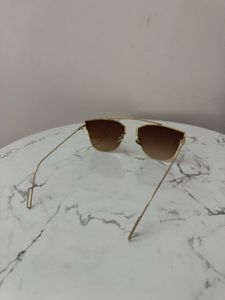 Dior 7A Quality Replica Sunglasses with Gold Frame