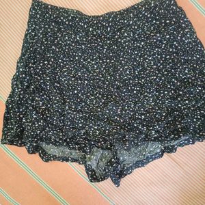 Cute Floral Print Mini Skirt