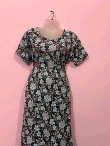 Elegant Floral Kurta Set with Dupatta