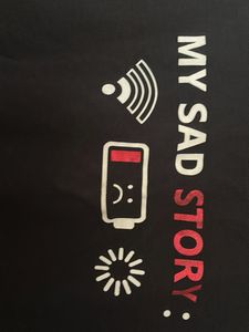 My Sad Story Graphic Long Sleeve Top