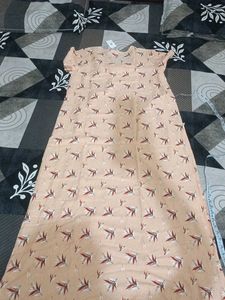Comfortable Peach Nightdress