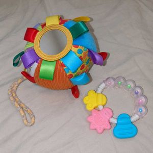 Baby Ball + Teether Rattle