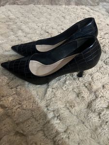 Black Pencil Heels