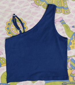 Blue Stylish Crop Top By Sassafras