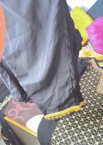 Black Embroidered suits trouser dupatta
