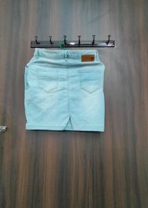 Short Denim Skirt